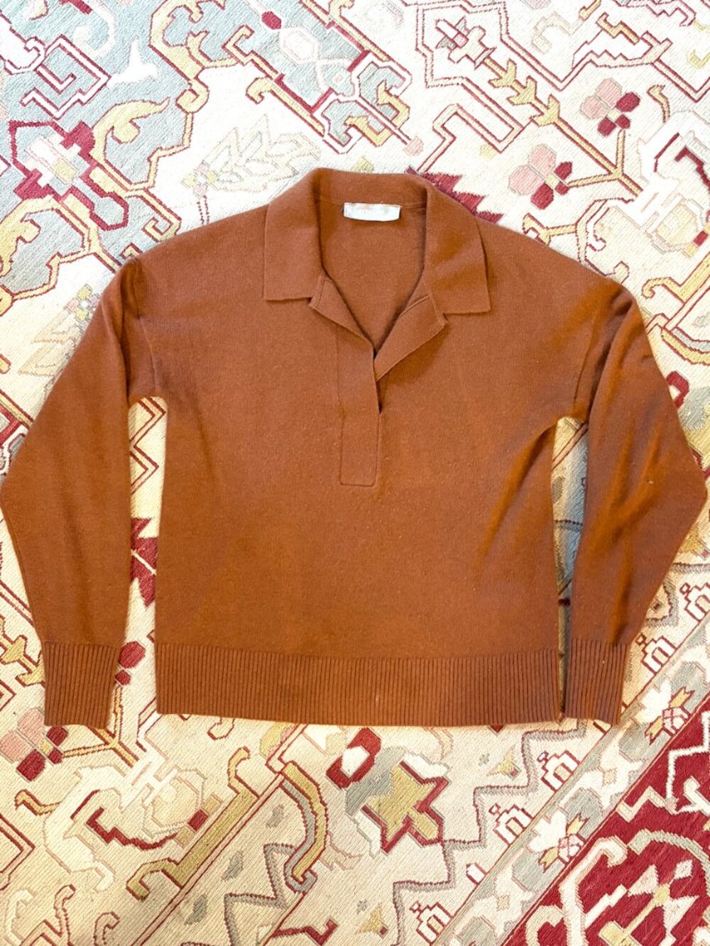 Everlane Cashmere Collared Sweater, Size XS